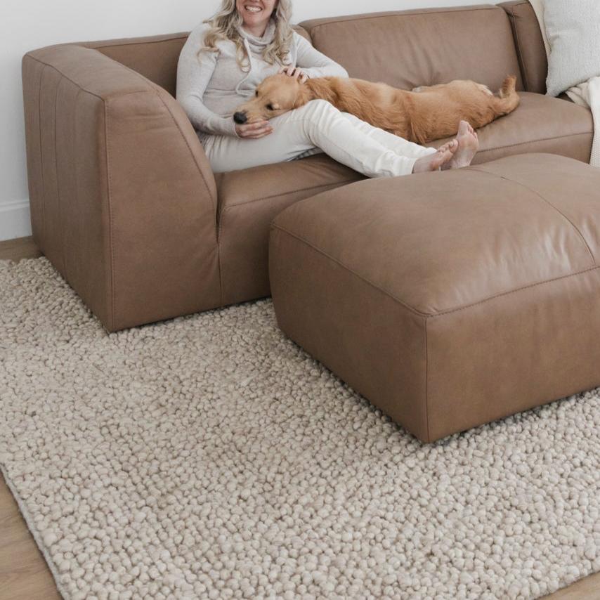 Tapis Lana en laine ivoire