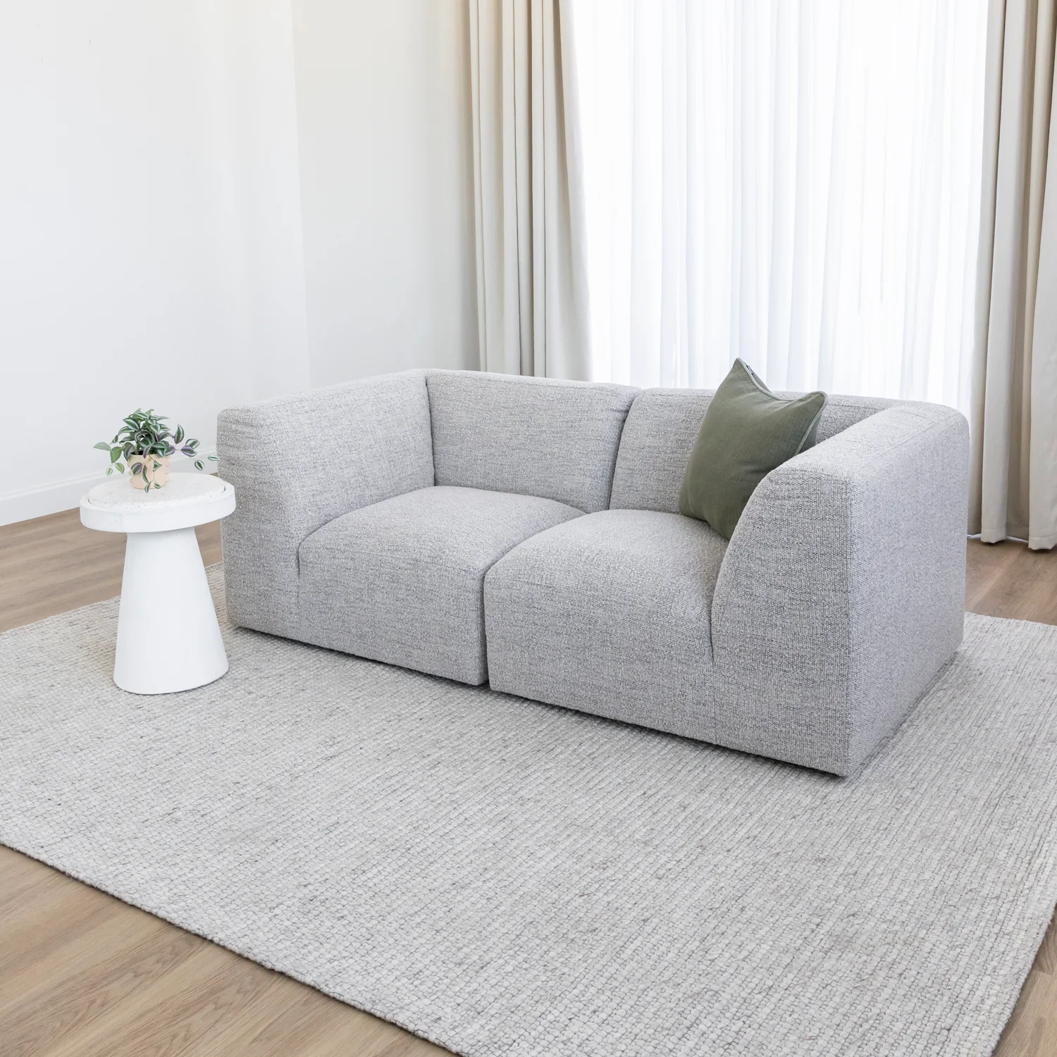 Modulaire Maverick en tissu bouclé gris - Image 13