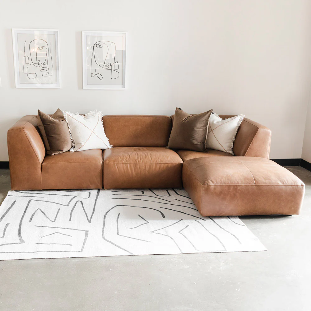 Modulaire Maverick en cuir cognac - Image 15