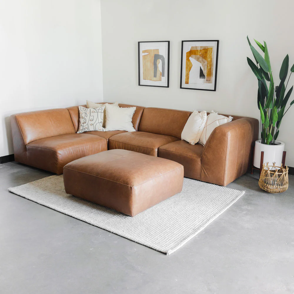 Modulaire Maverick en cuir cognac - Image 17