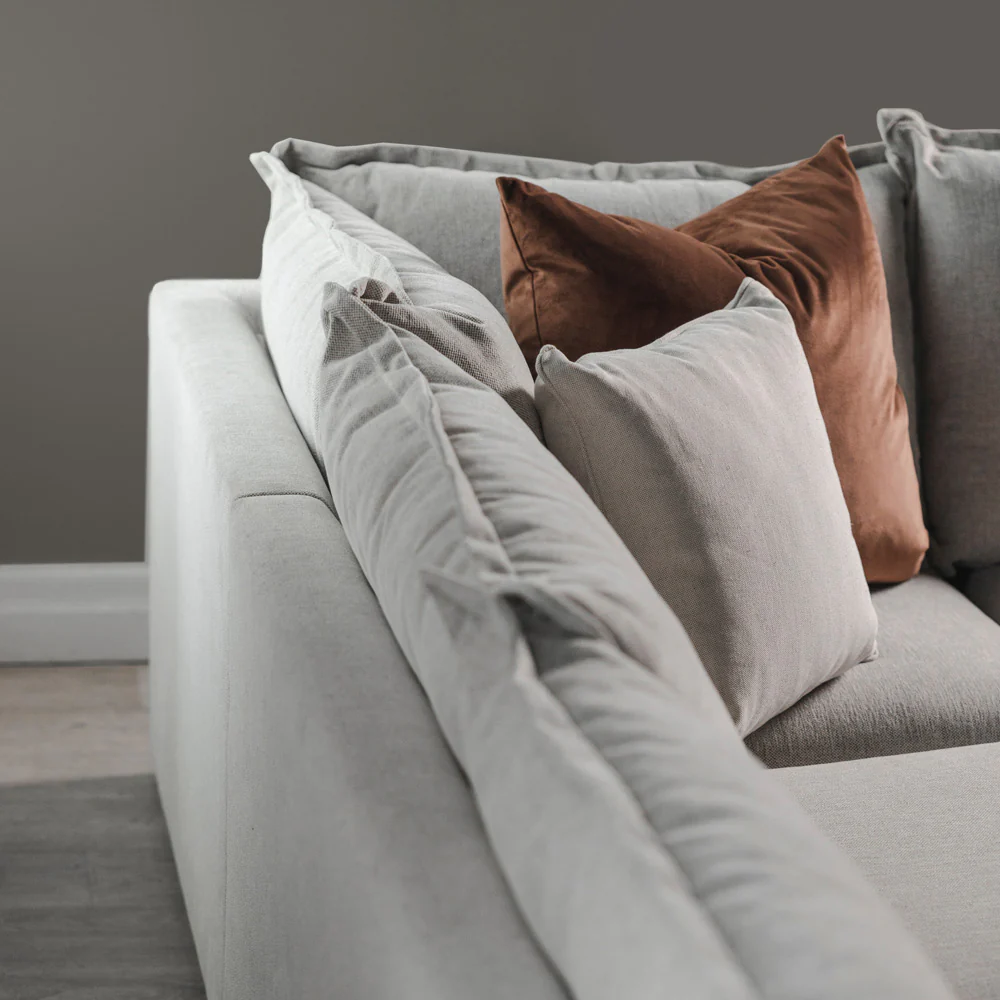 Modulaire Milan en tissu greige pâle - Image 8