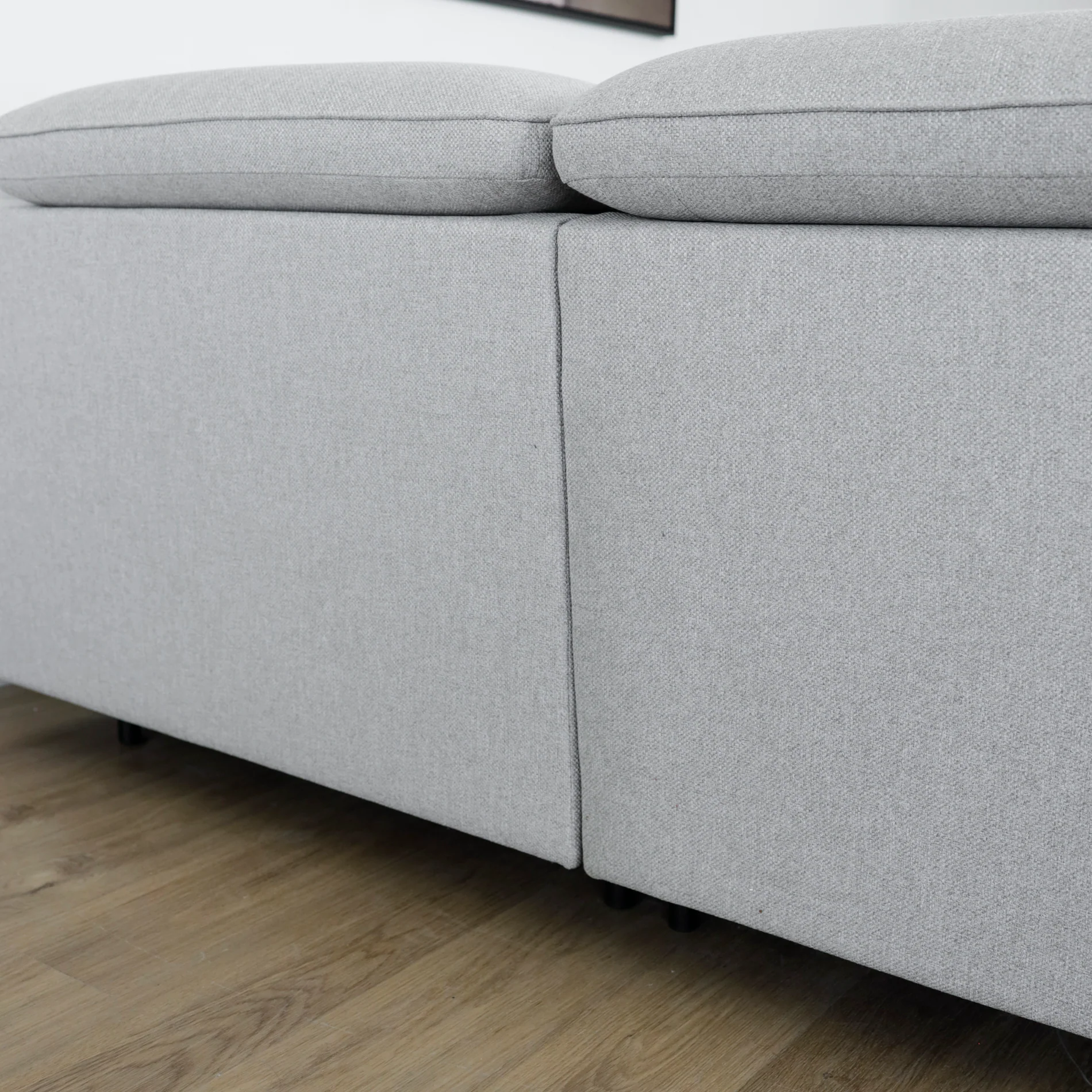 Modulaire 4 morceaux en tissu greige pâle - Solano - Image 13