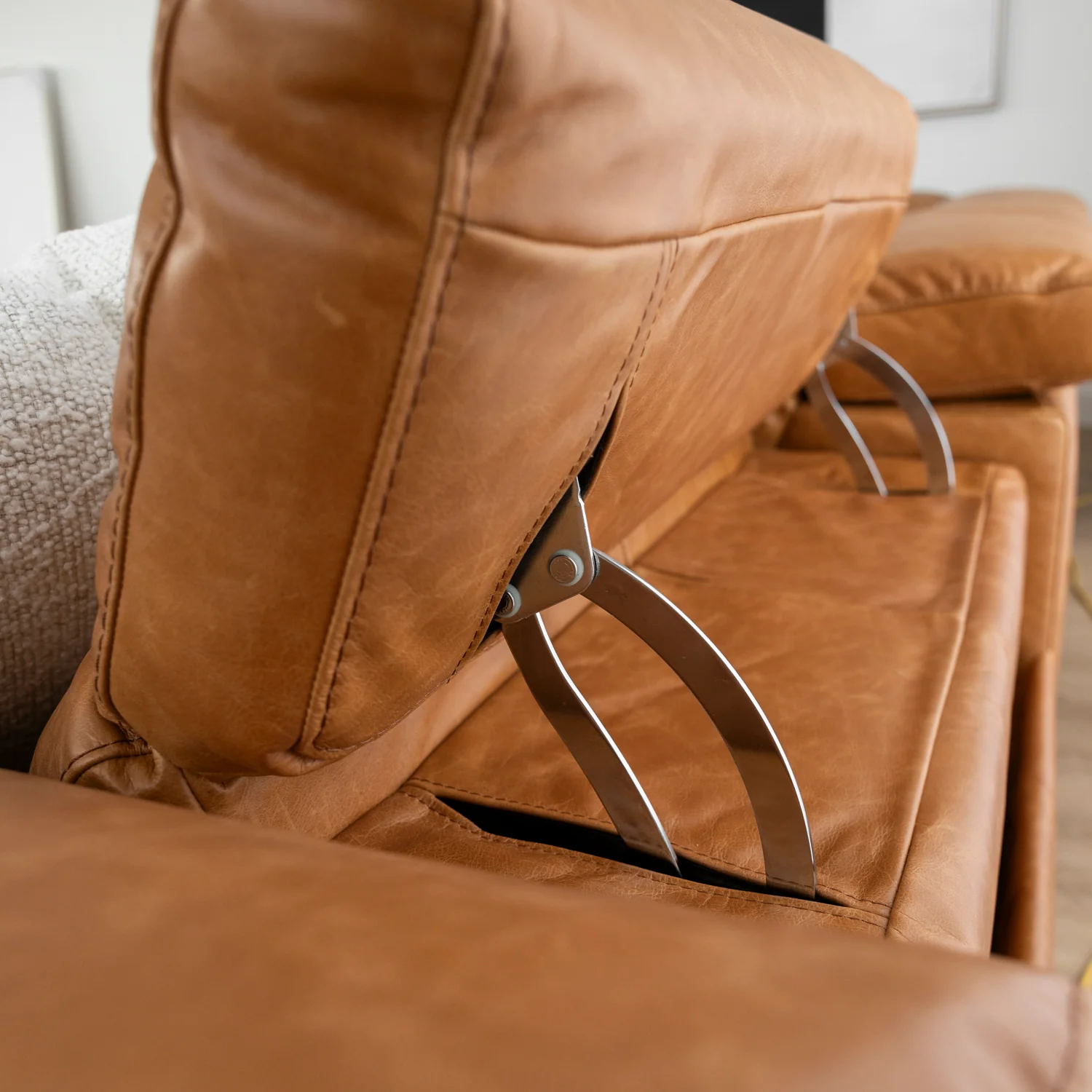 Modulaire Tampa en cuir brandy - Image 14