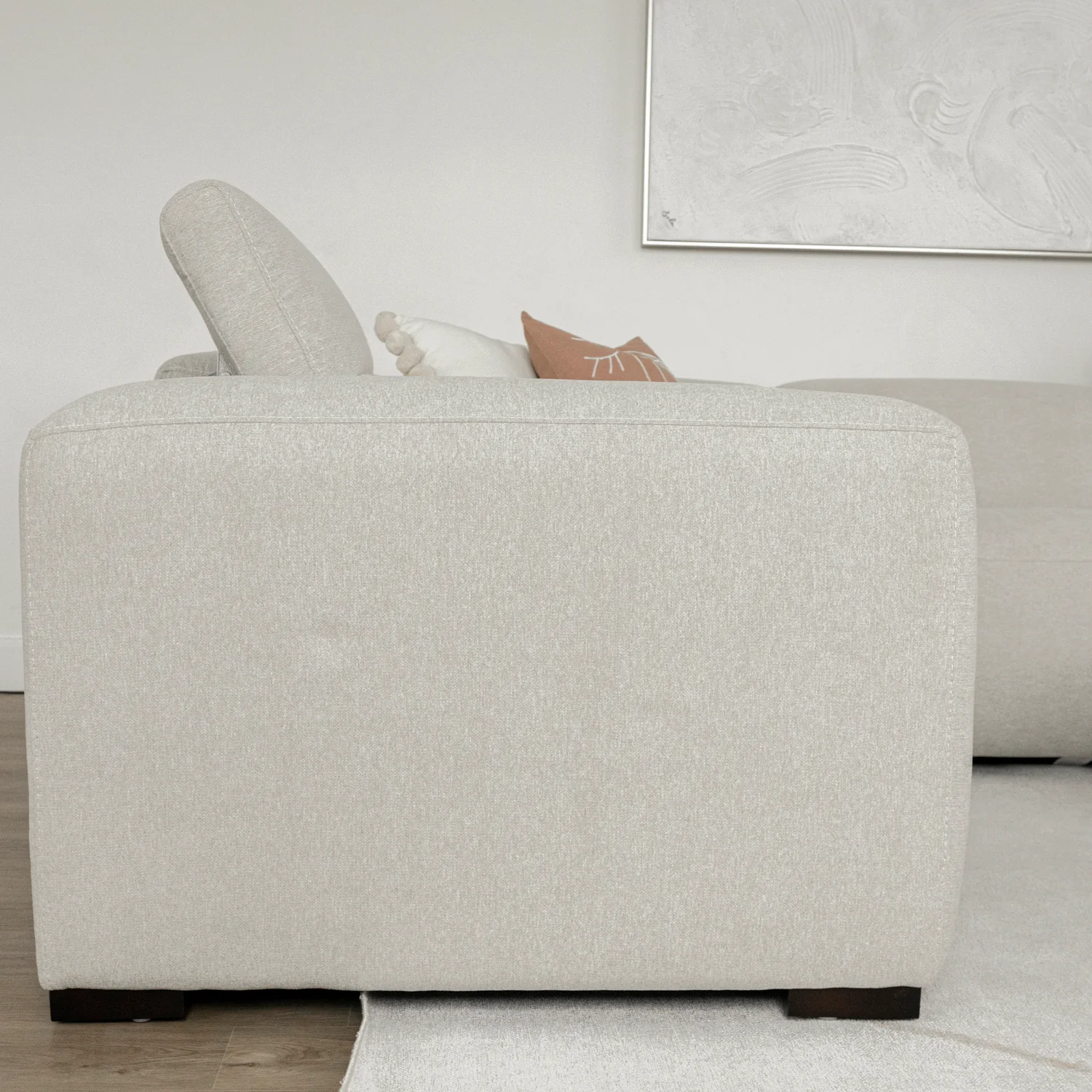Modulaire inclinable Tampa en tissu sable - Image 7