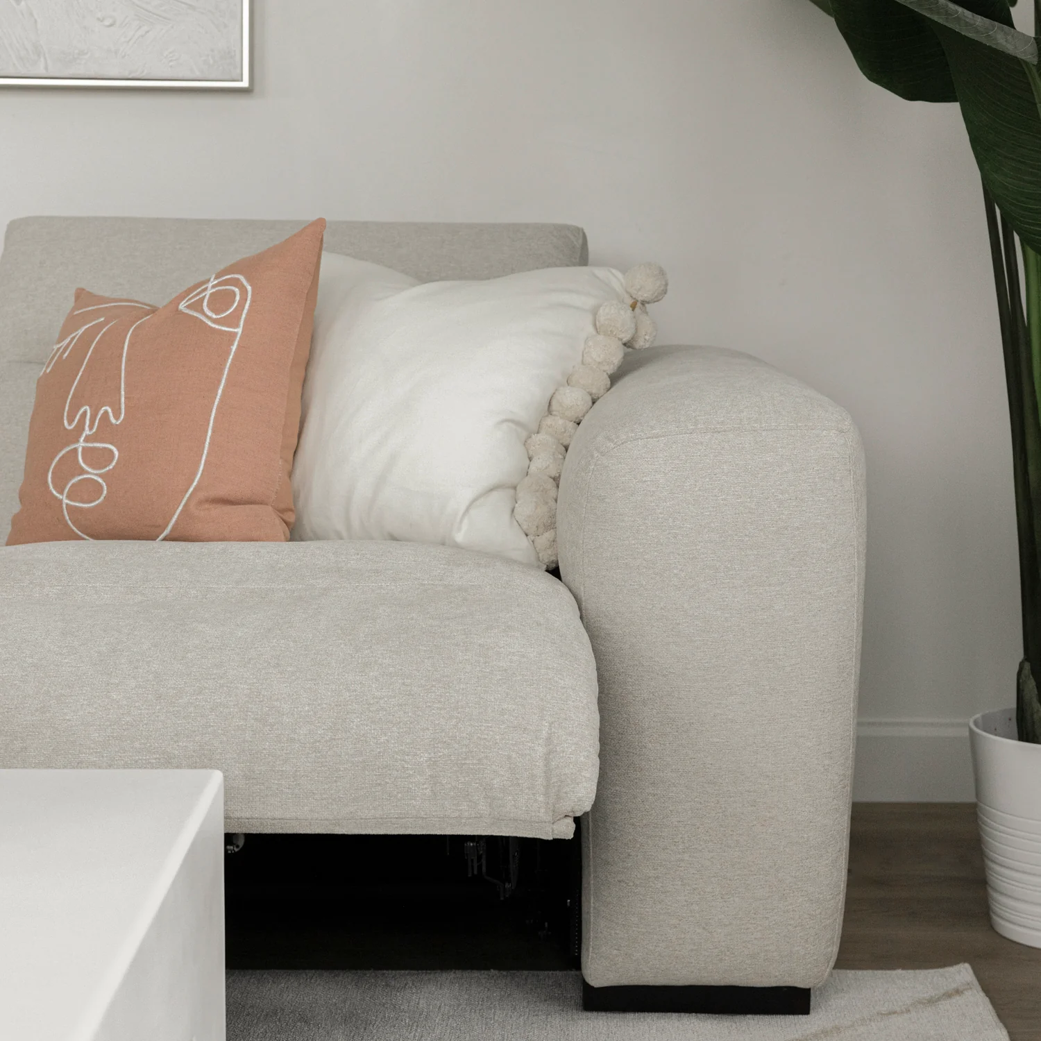 Modulaire inclinable Tampa en tissu sable - Image 9