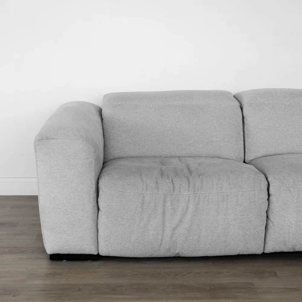 Modulaire 4 morceaux en tissu gris - Tampa - Image 2