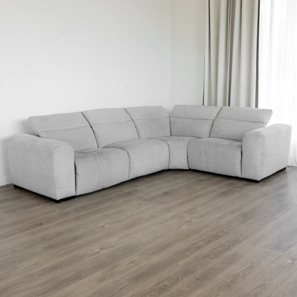 Modulaire 4 morceaux en tissu gris - Tampa - Image 8