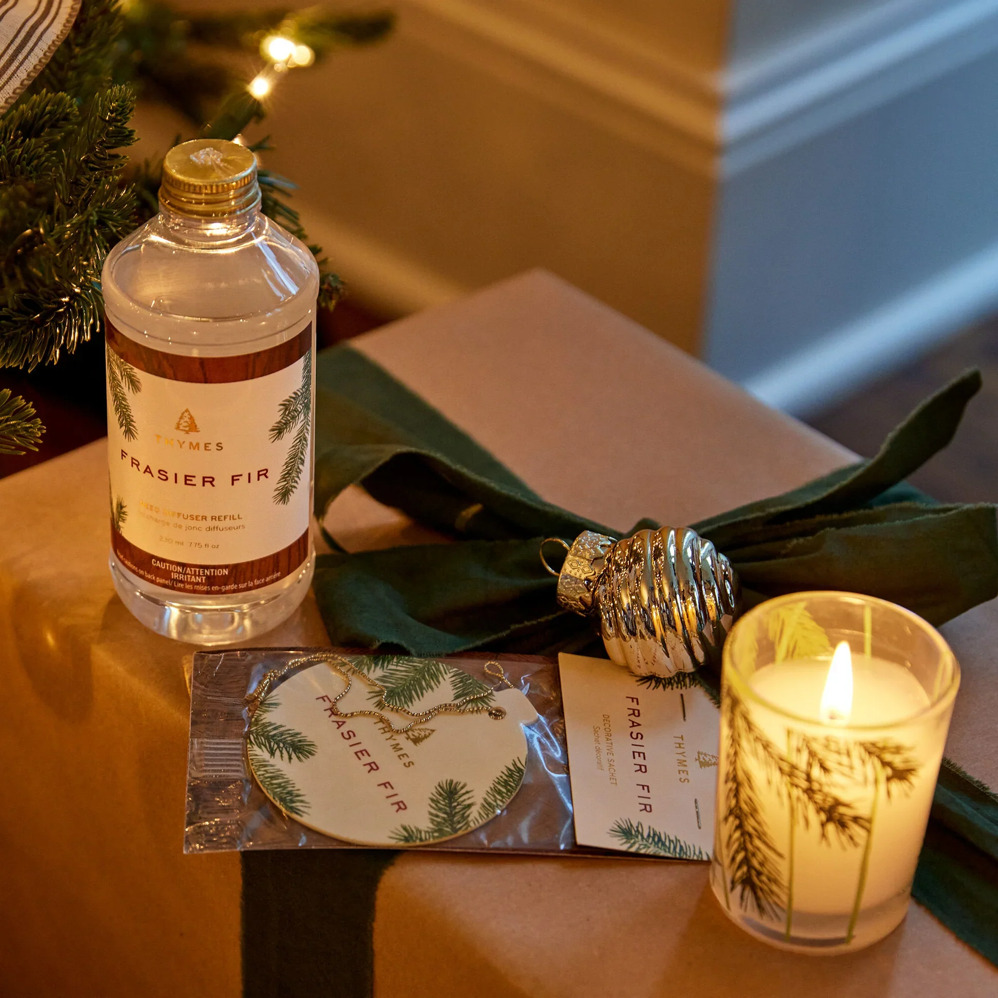 Recharge de diffuseur à roseaux Frasier Fir - Thymes - Image 3