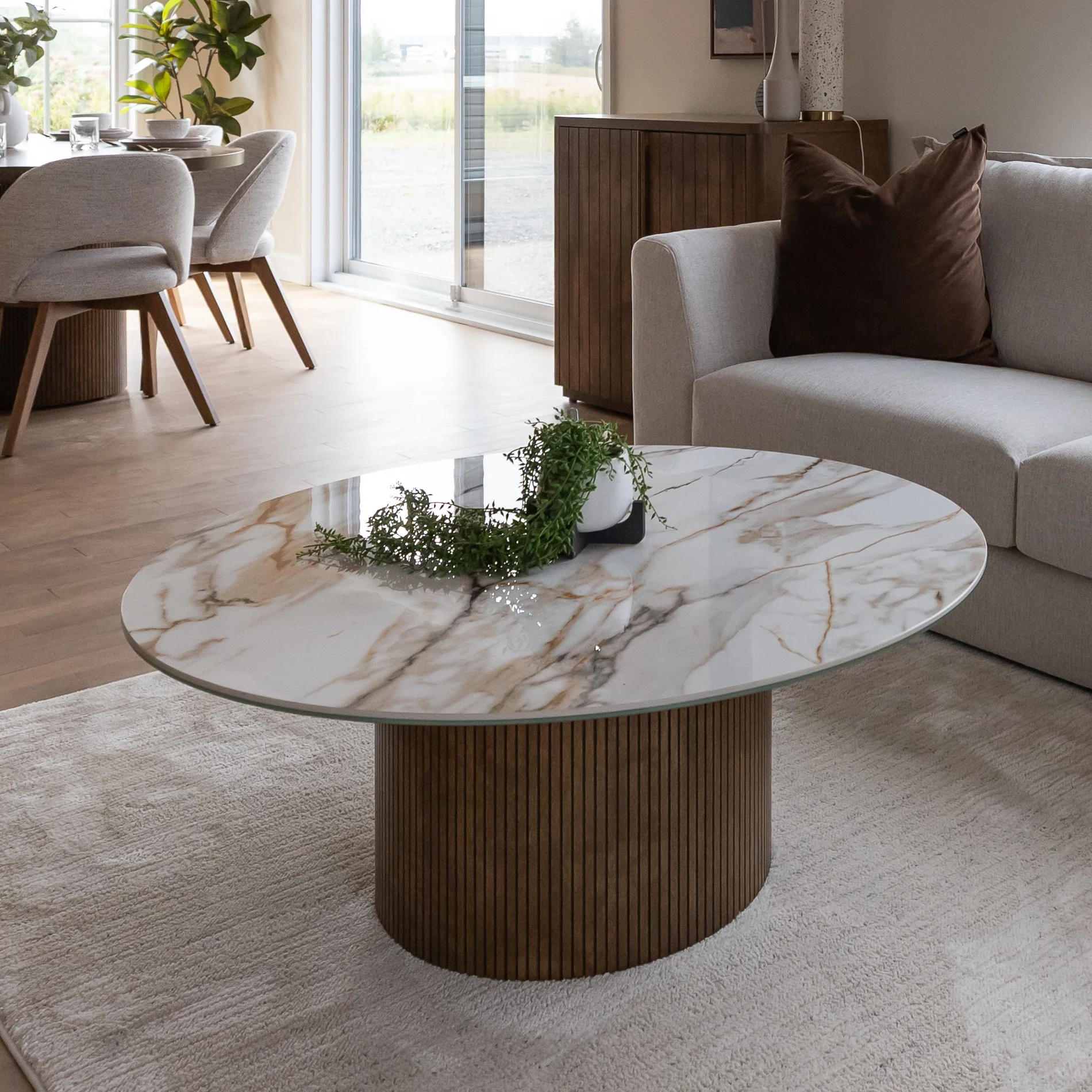 Table de salon en merisier pacane  - Willow - Image 4