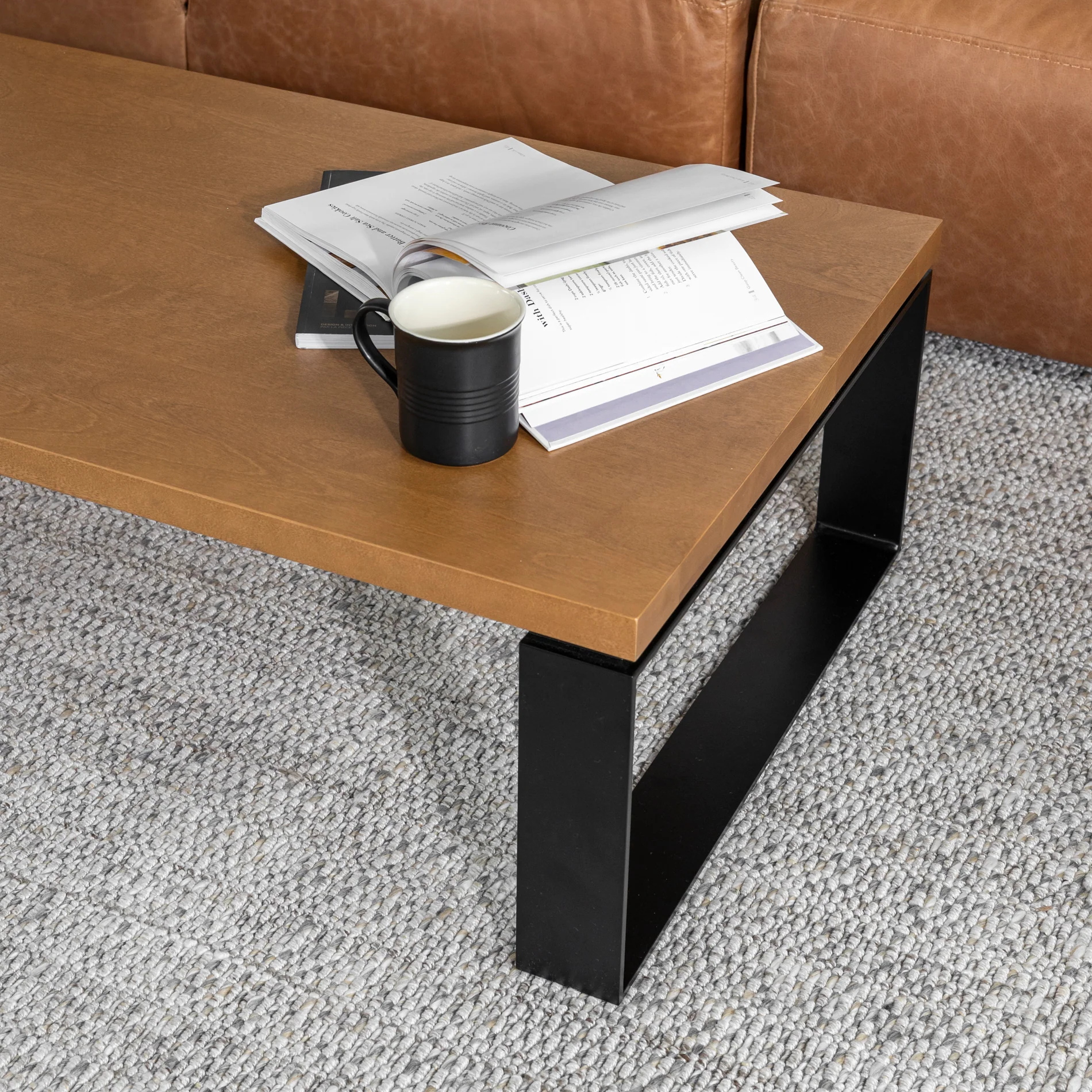 Table basse en merisier ambré - Raphaëlle - Image 2