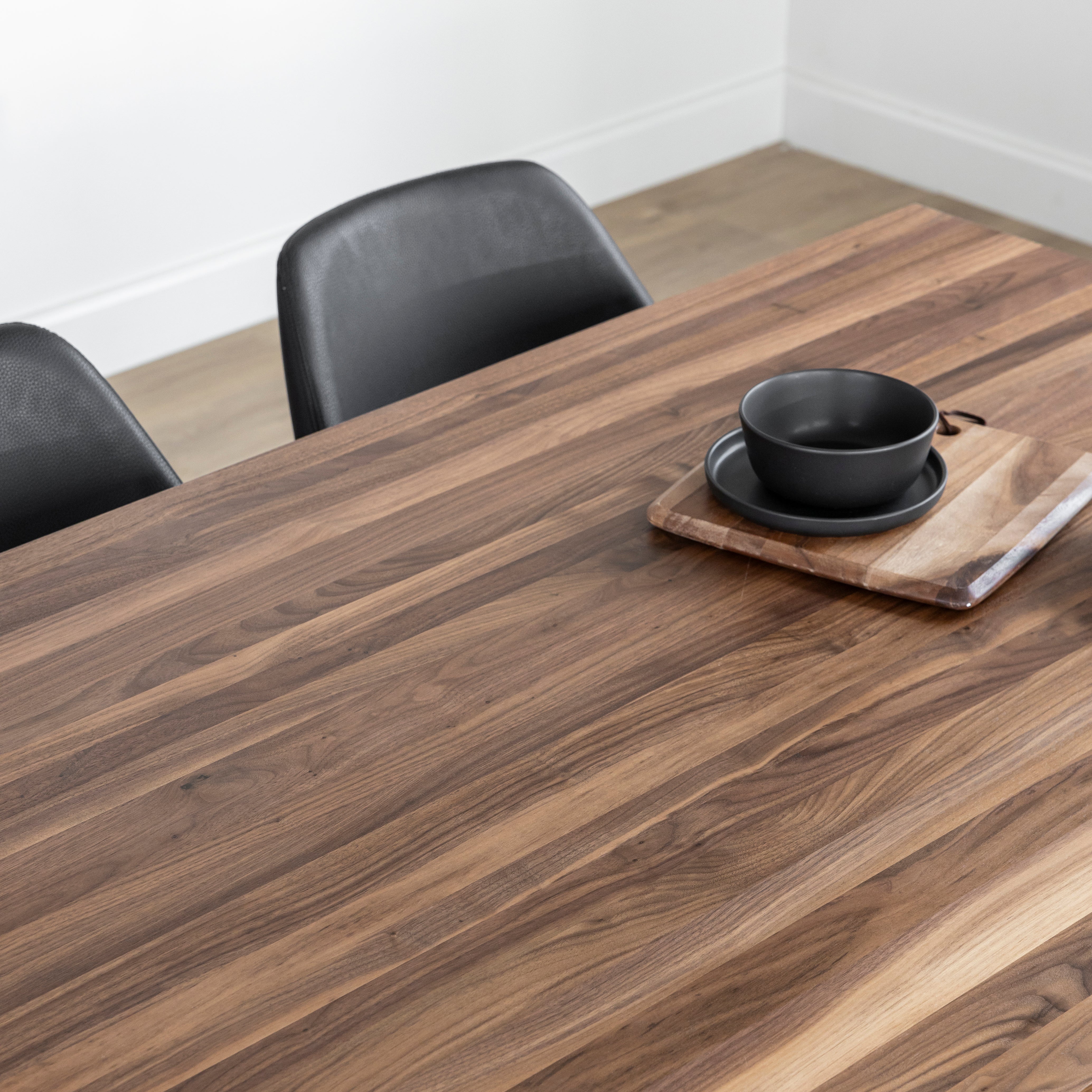 Table de cuisine en noyer naturel - Beauchamp - Image 8