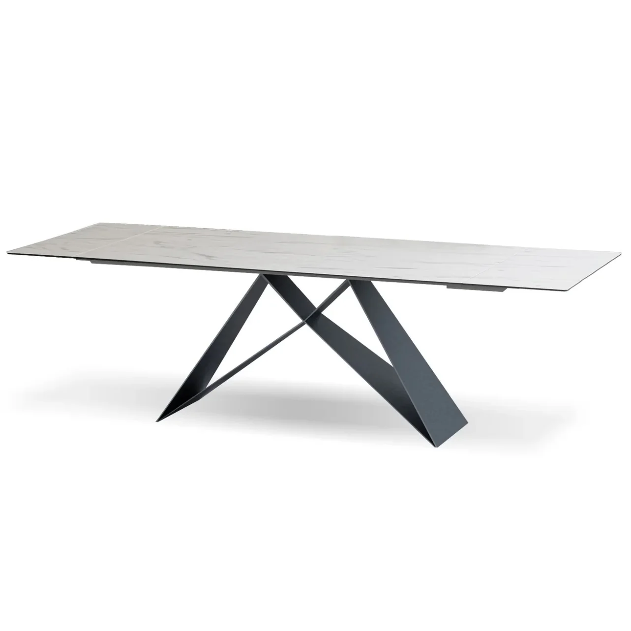 Table de cuisine extensible en céramique blanche - Bellavance - Image 4