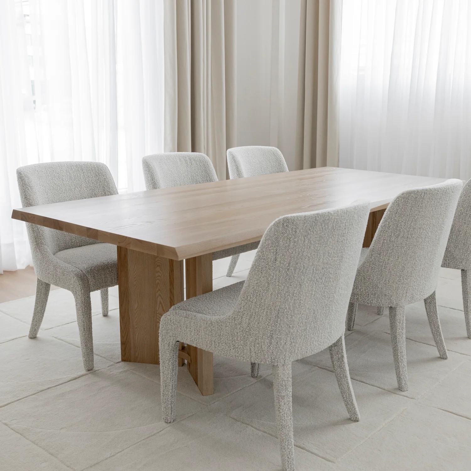 Table de cuisine en frêne houblon - Bellerose - Image 6