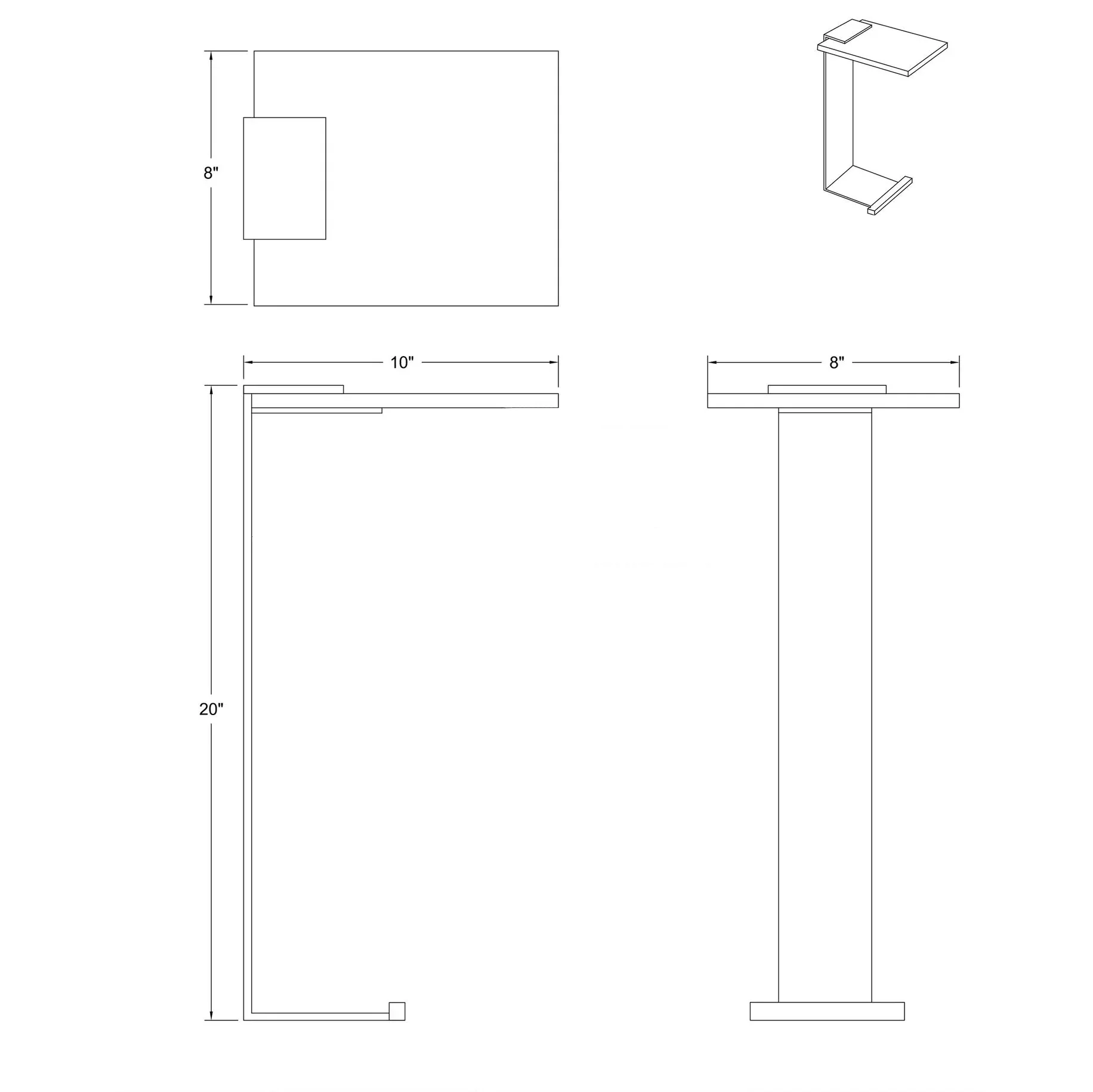 Table d'appoint - Villa - Image 5