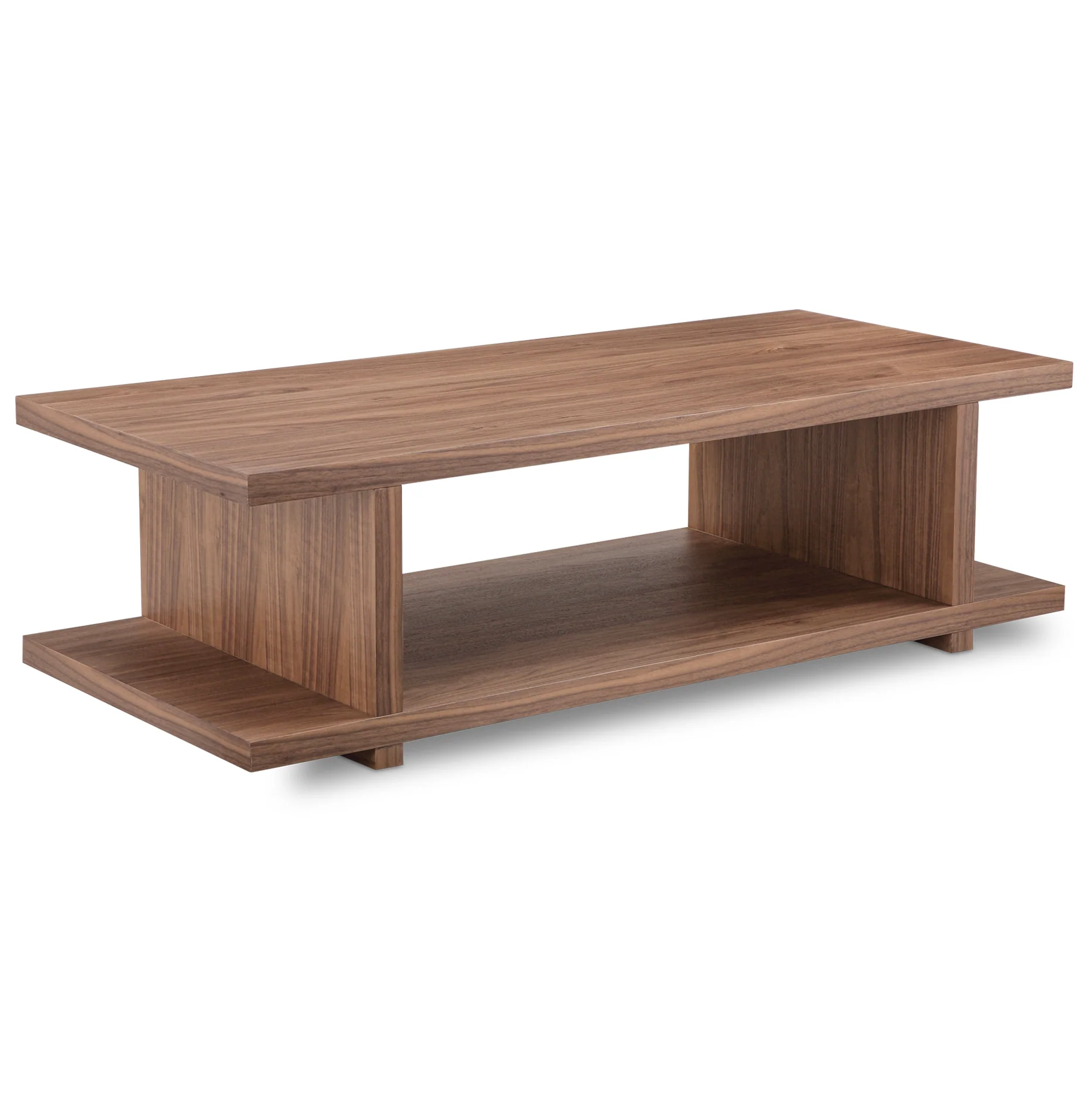 Table de salon en noyer naturel - Millie - Image 4