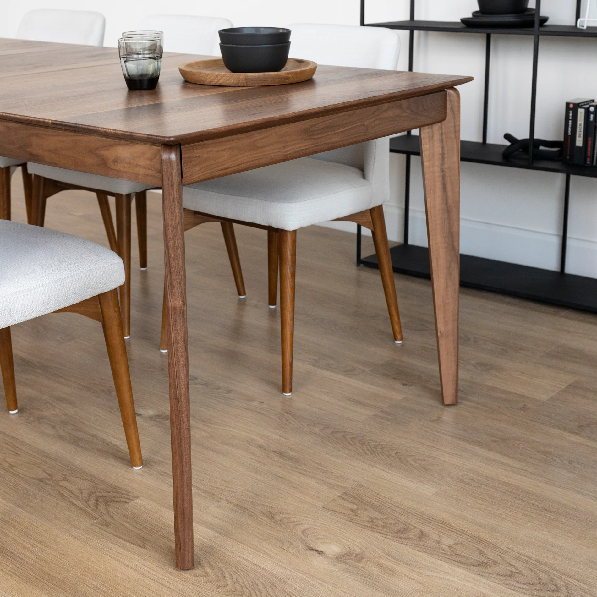 Table de cuisine extensible en noyer - St-Martin - Image 11
