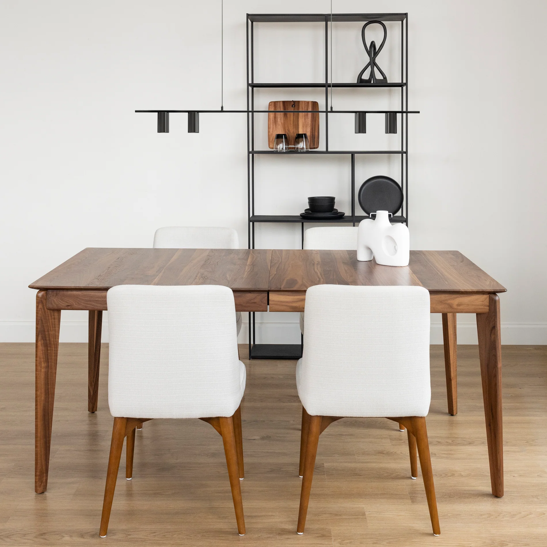 Table de cuisine extensible en noyer - St-Martin - Image 14
