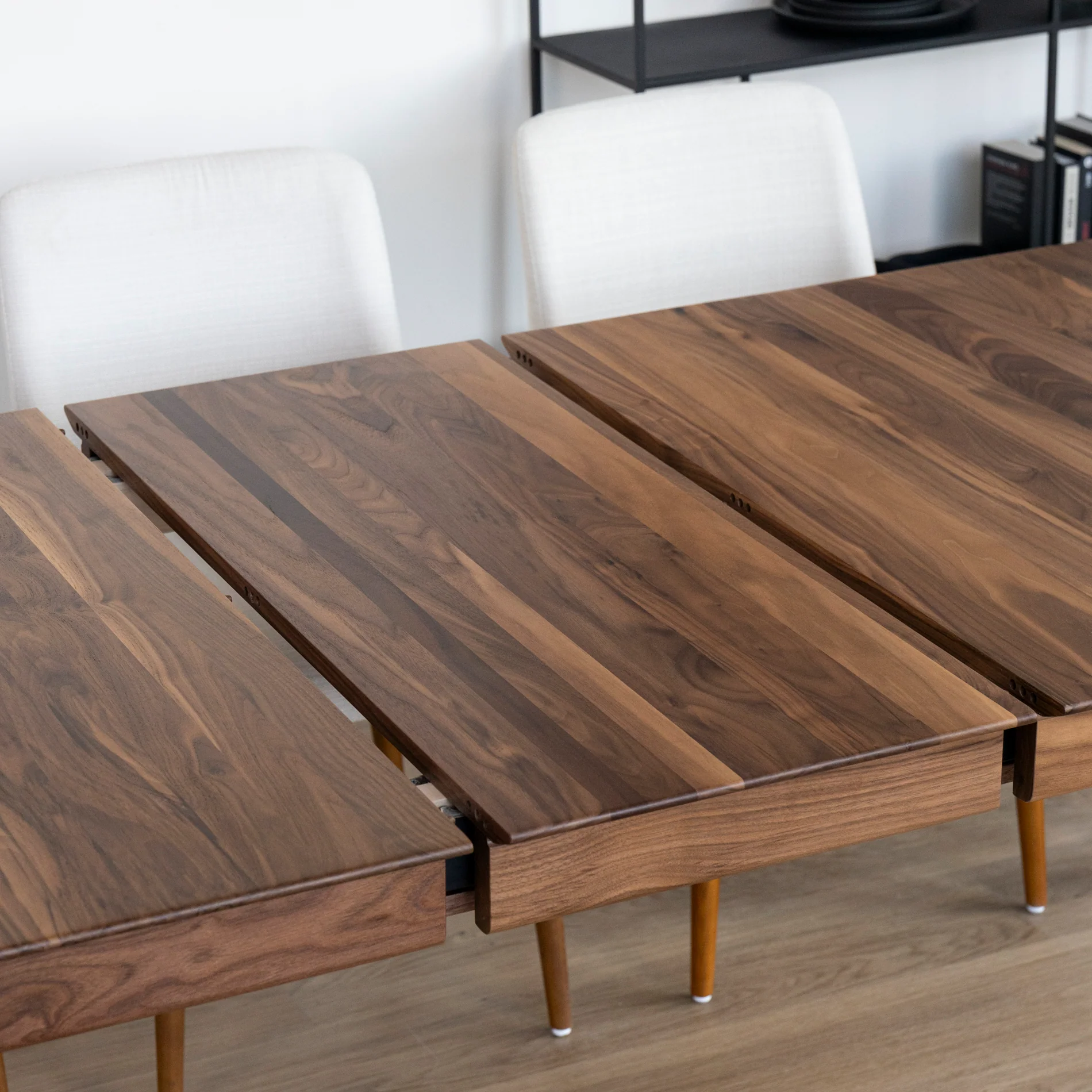 Table de cuisine extensible en noyer - St-Martin - Image 5