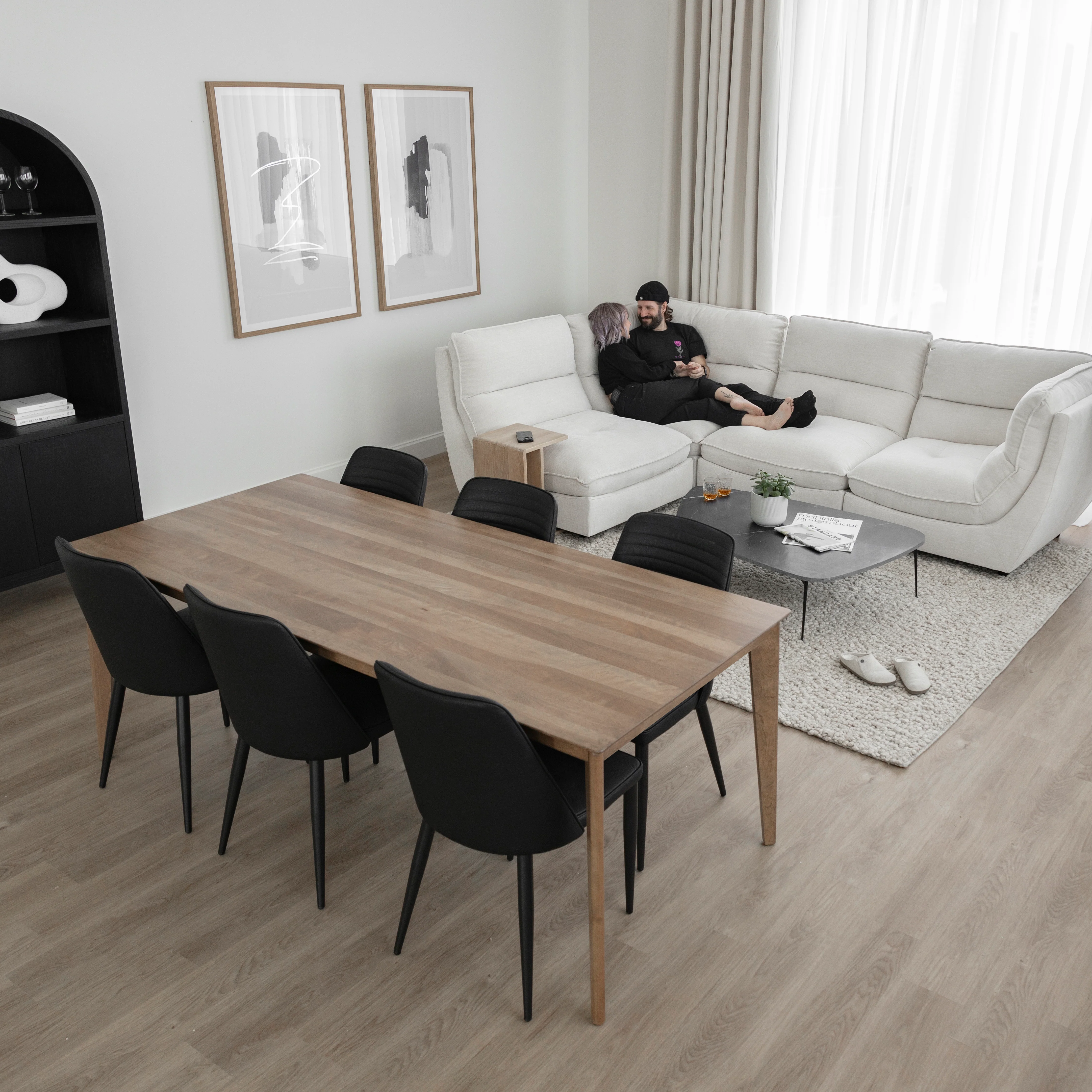 Table de cuisine en merisier massif - St-Martin - Image 7