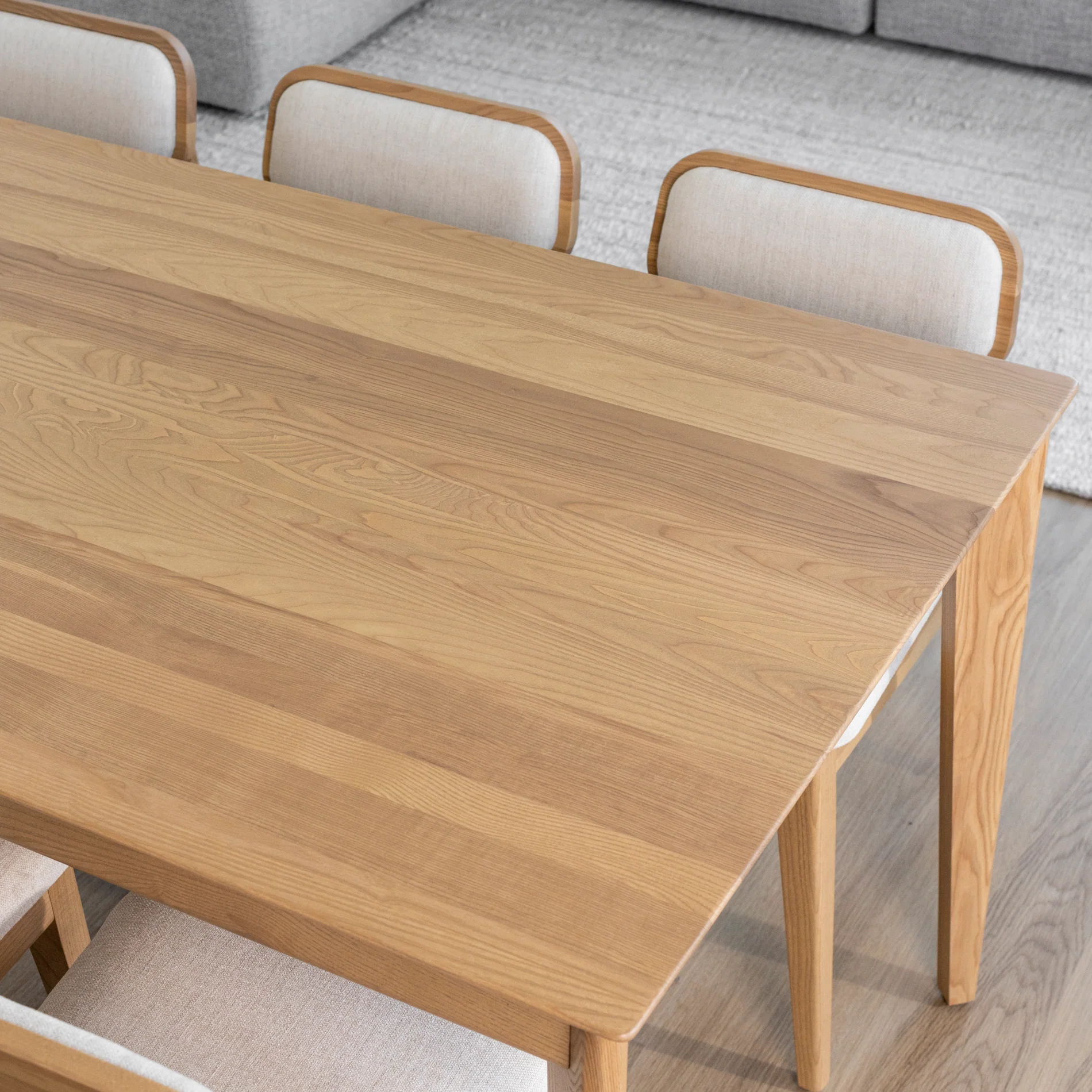 Table à manger en frêne massif - St-Martin - Image 7