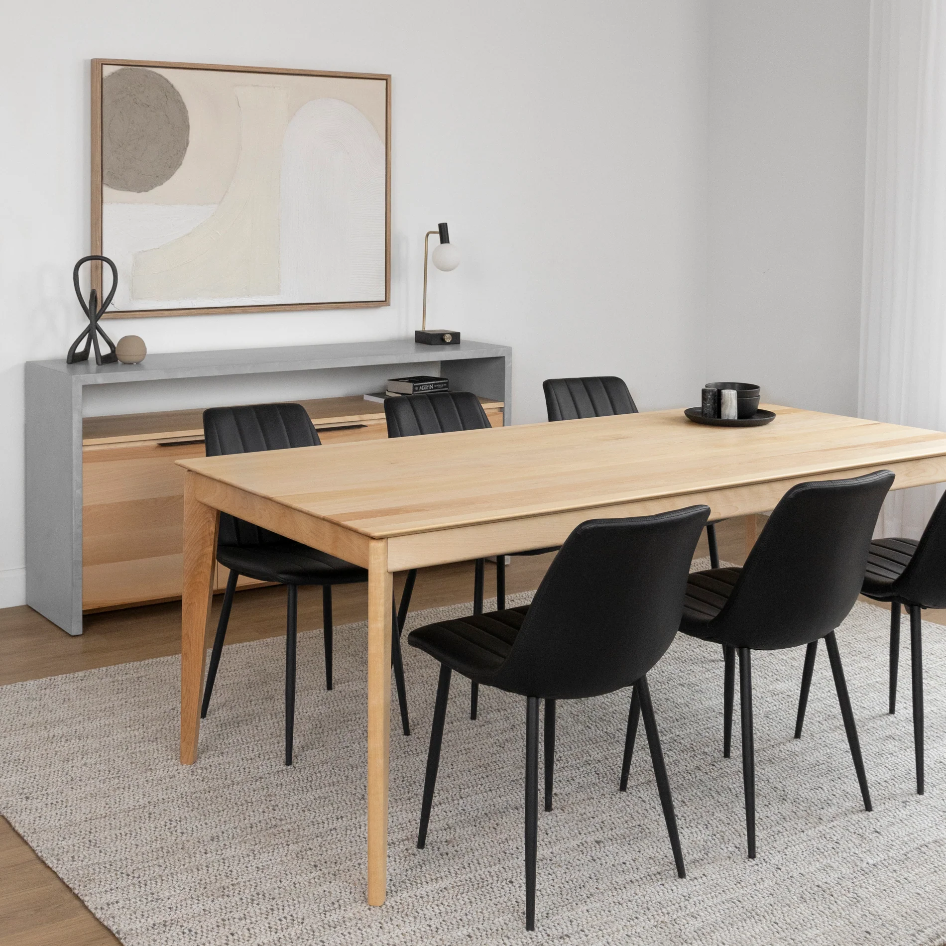 Table de cuisine en merisier massif - St-Martin - Image 10