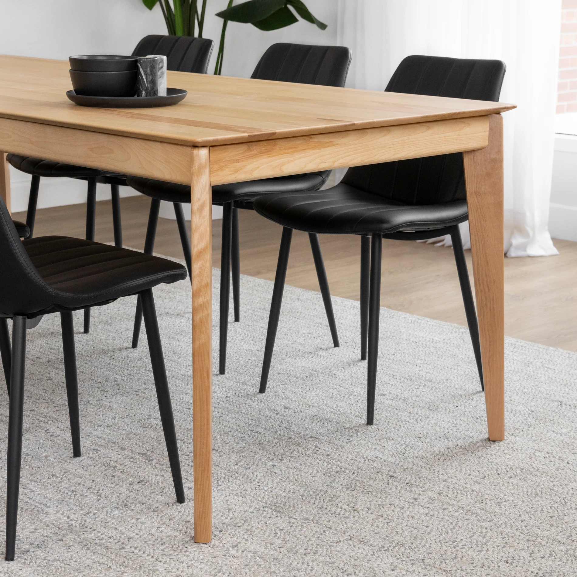 Table de cuisine en merisier massif - St-Martin - Image 7