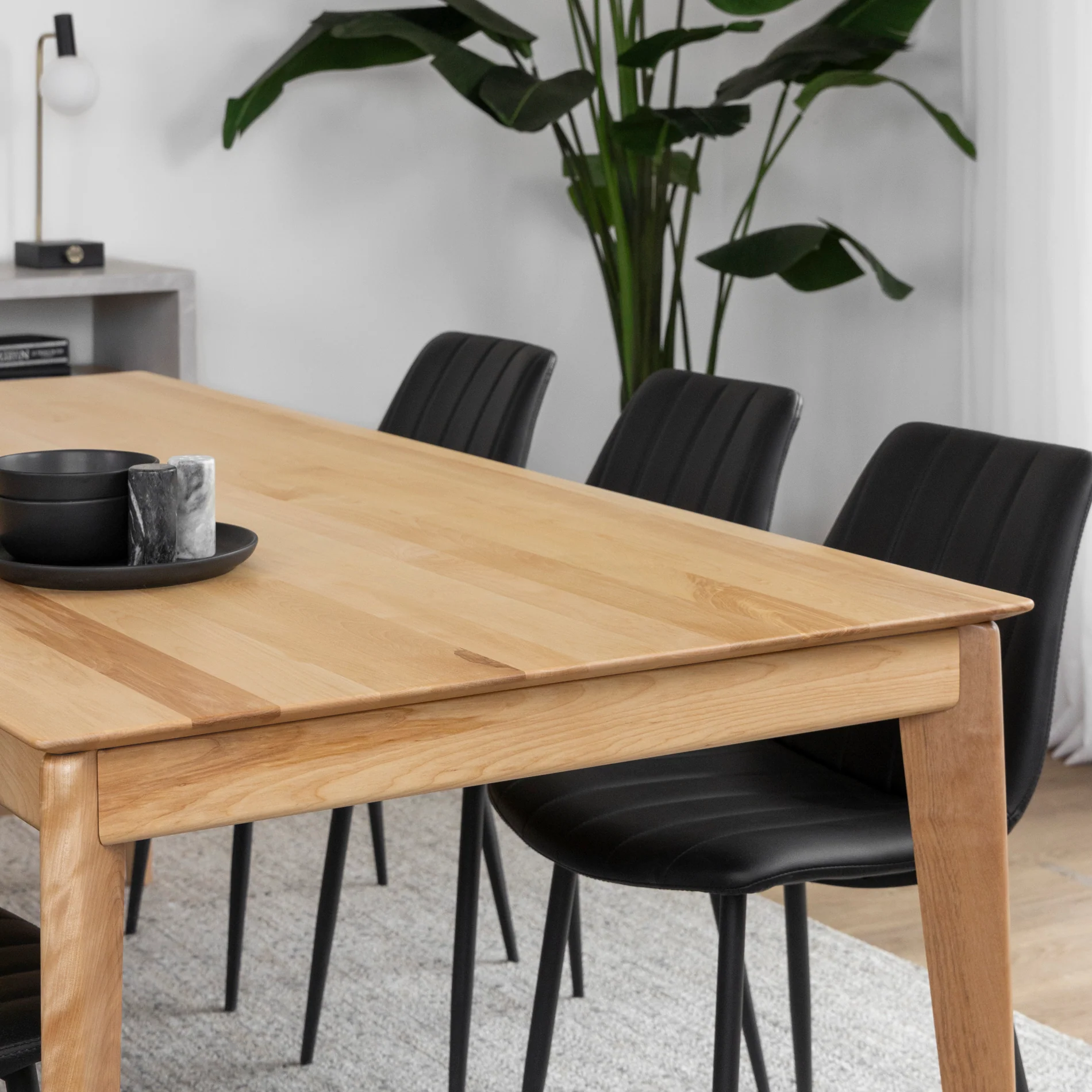 Table de cuisine en merisier massif - St-Martin - Image 8