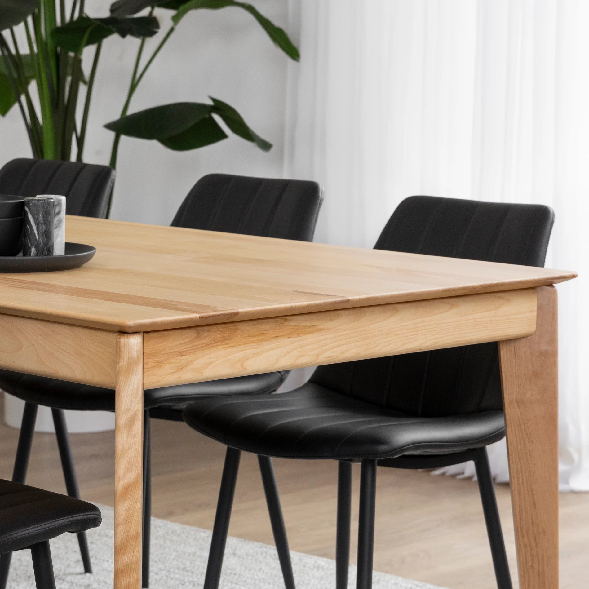 Table de cuisine en merisier massif - St-Martin - Image 9