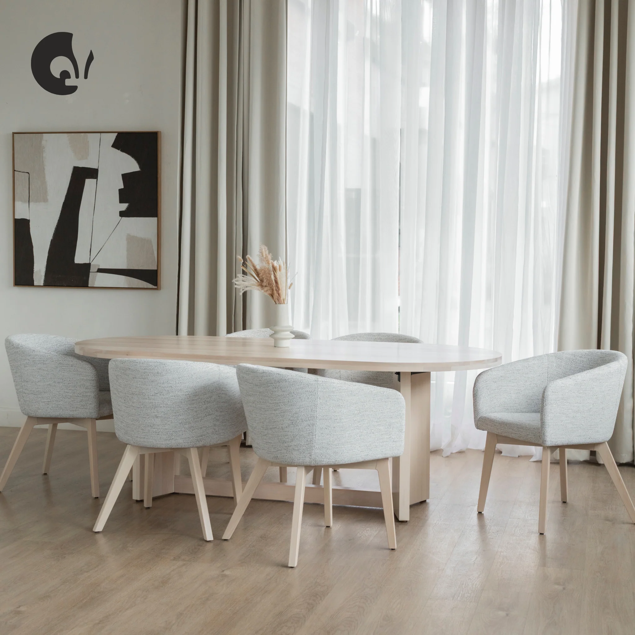 Table de cuisine en merisier - Valmont