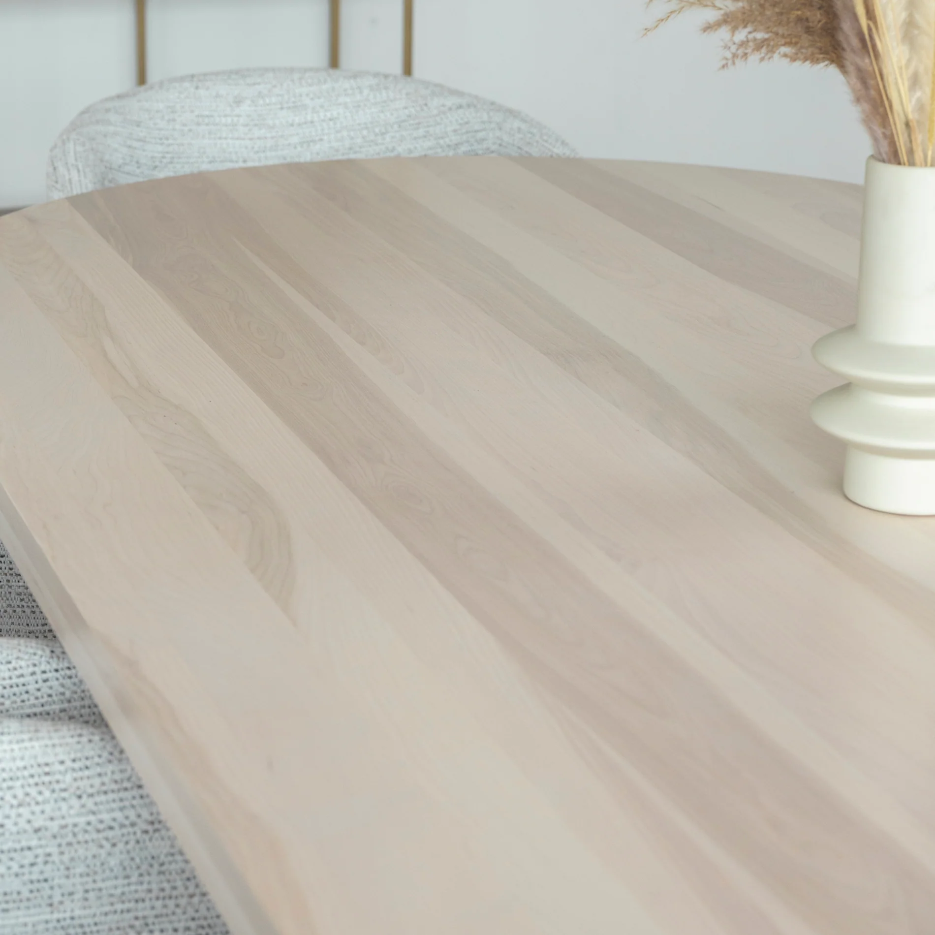 Table de cuisine en merisier - Valmont - Image 14