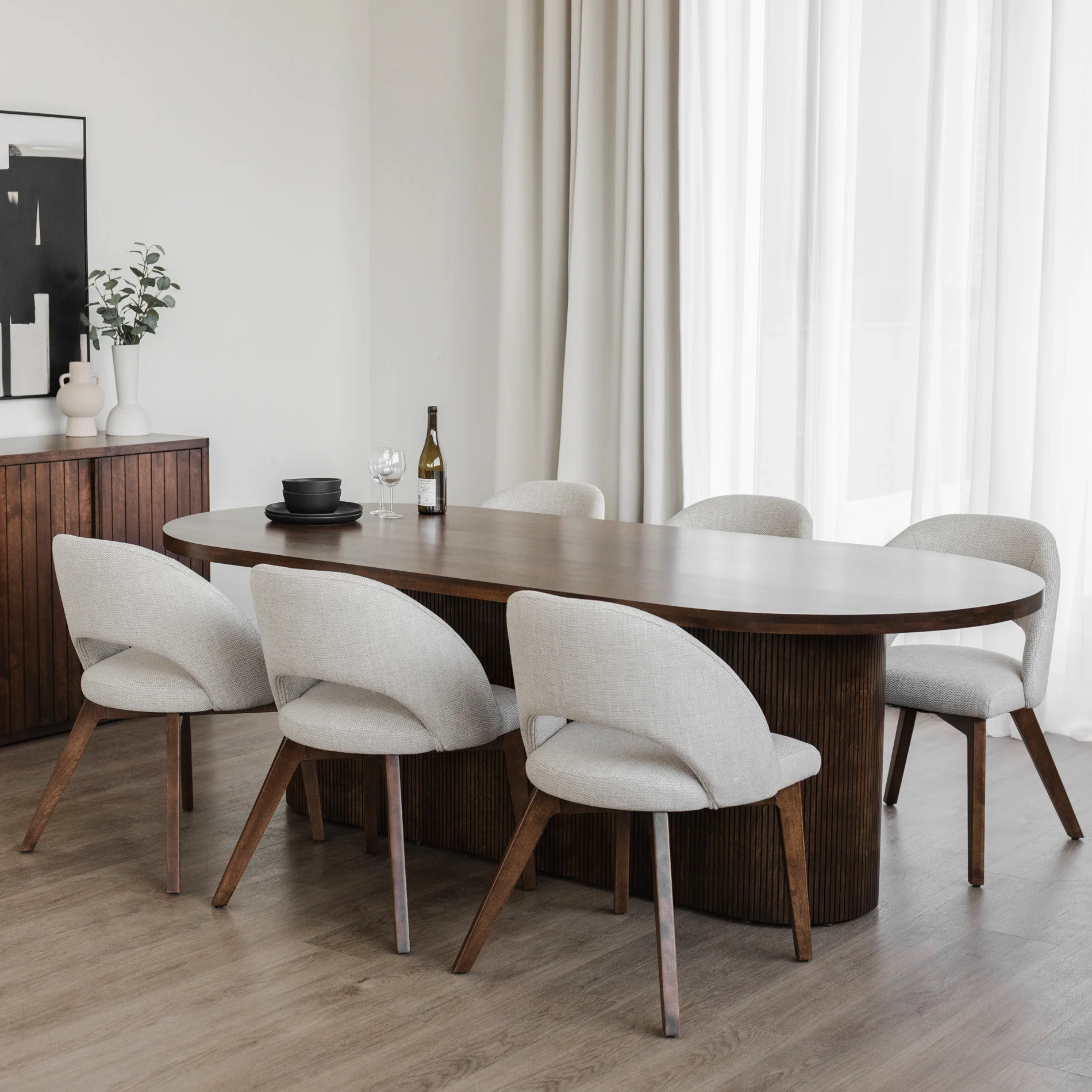 Table de cuisine ovale - Windsor - Image 10
