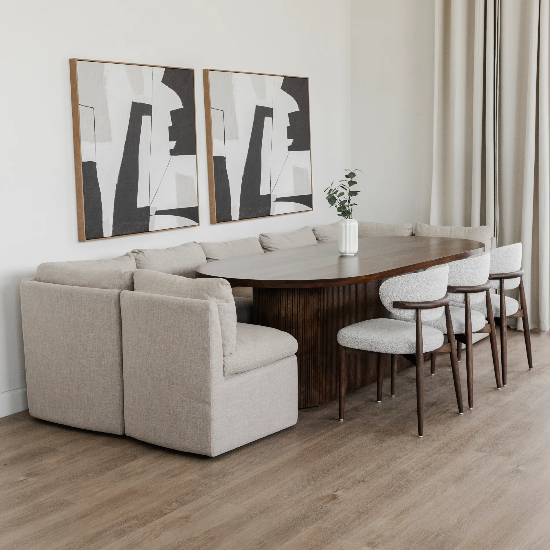 Table de cuisine ovale - Windsor - Image 12