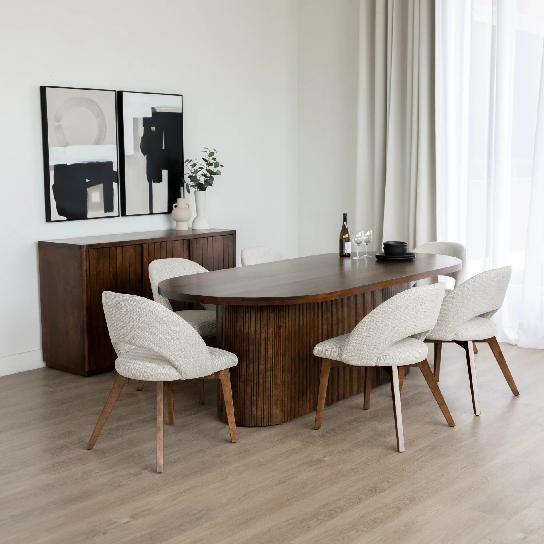 Table de cuisine ovale - Windsor - Image 13