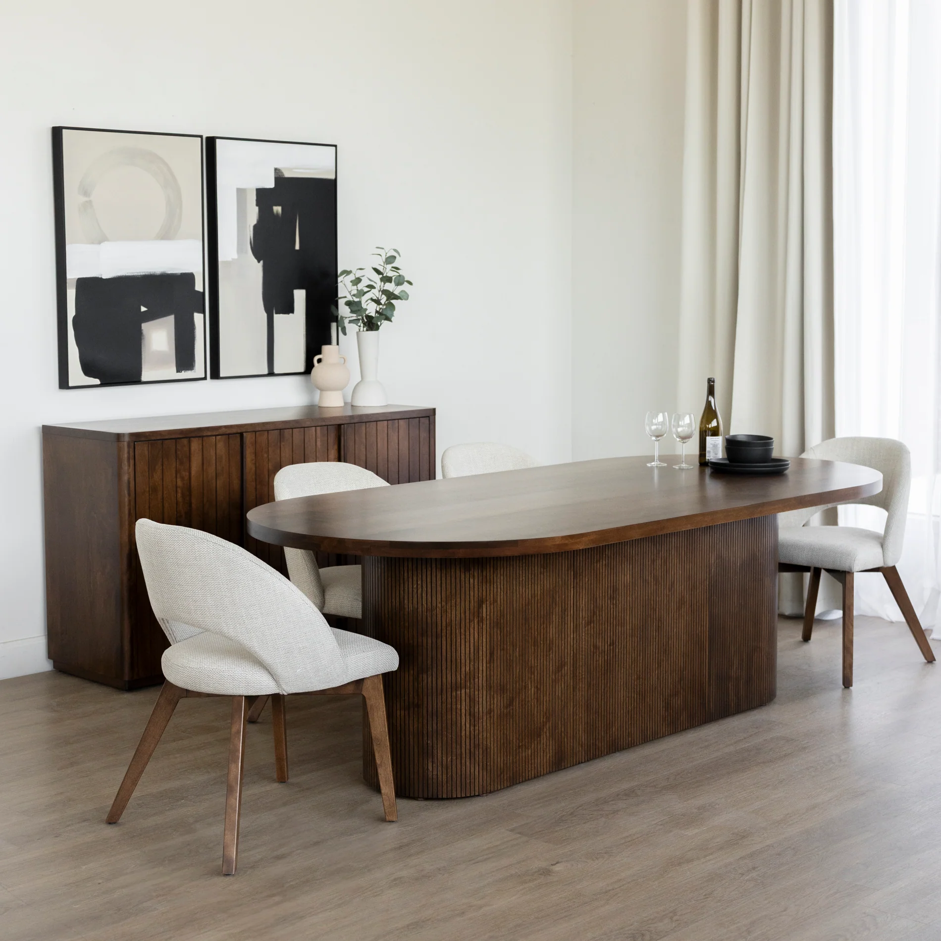 Table de cuisine ovale - Windsor - Image 2