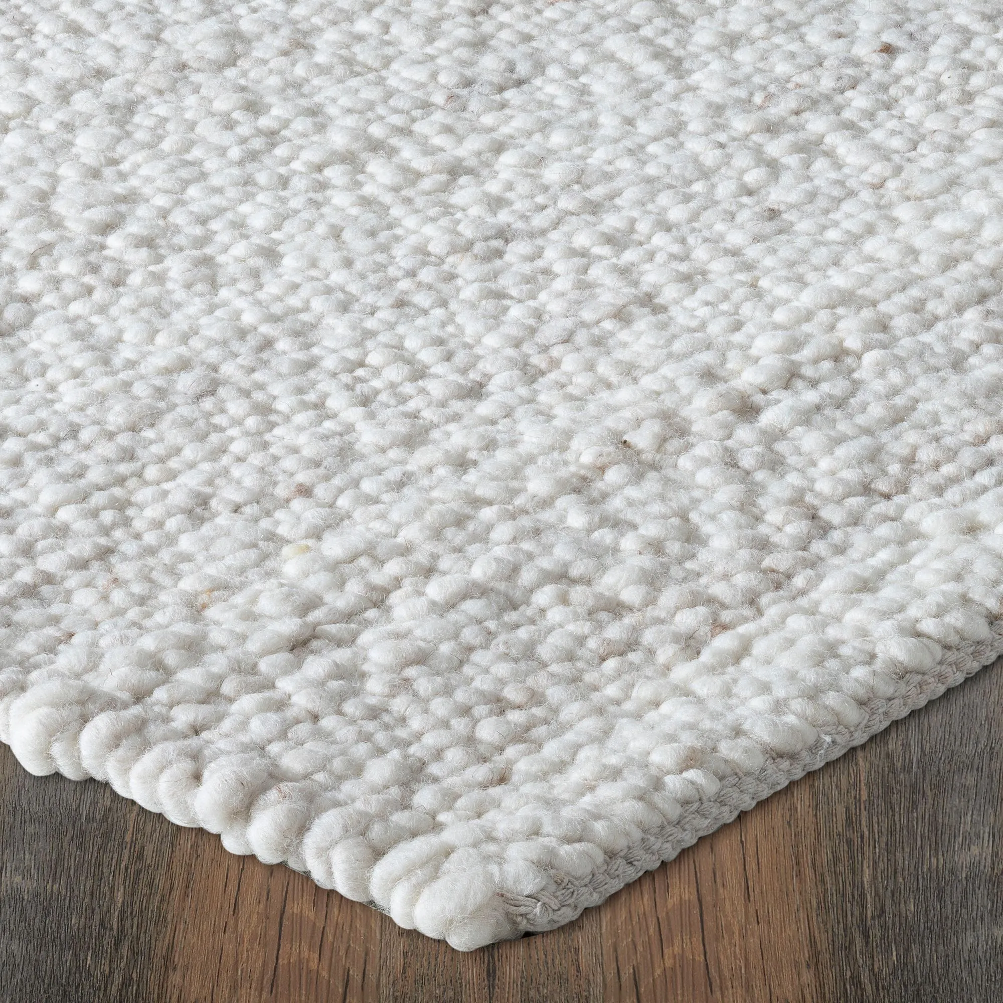 Tapis en laine champignon - Meghan - 5x7 - Image 4